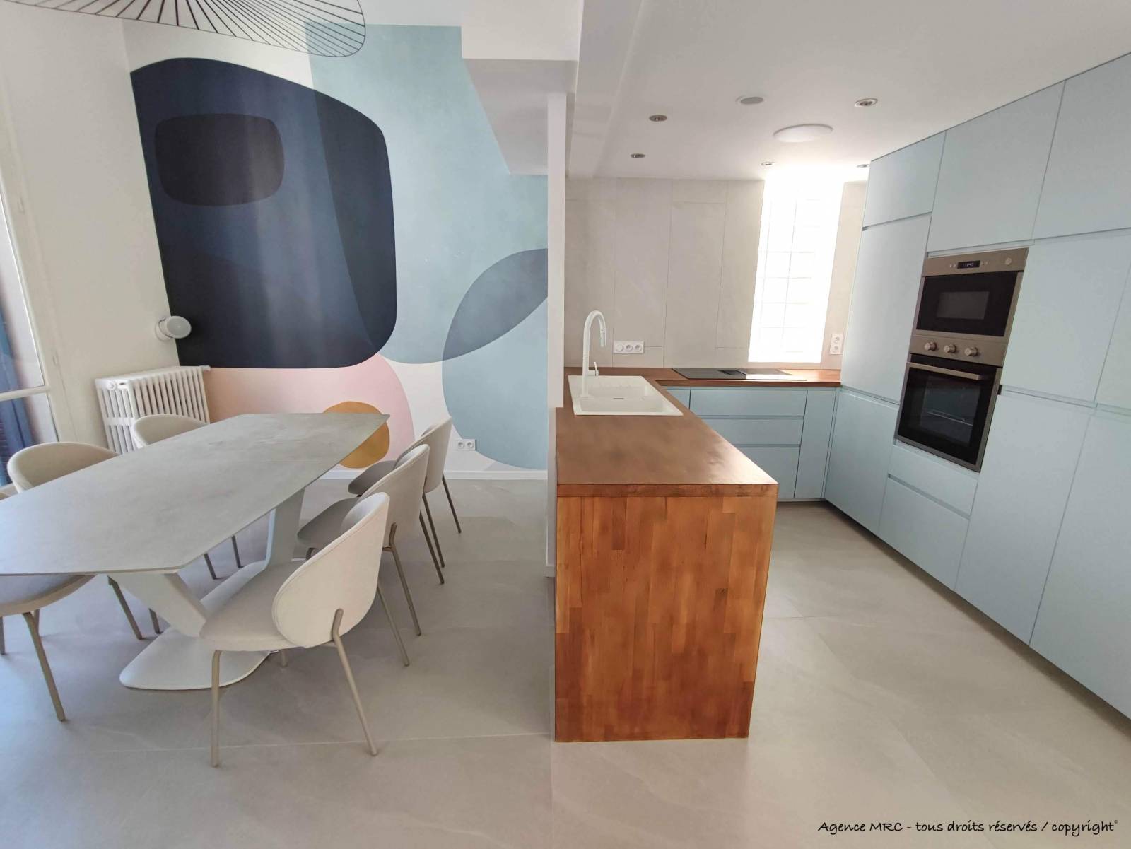 Agencement de cuisine optimisé par architecte d'intérieur pour appartement et maison sur Marseille 